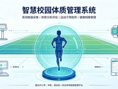 测、评、 干预、提升， 一体化校园体质健康管理系统