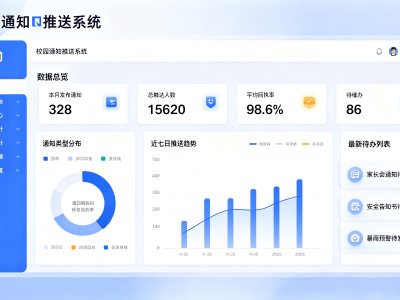 校园多渠道融合通知推送管理平台
