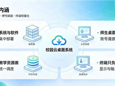 教育数字化校园云桌面系统 中小学高校机房集中管控方案