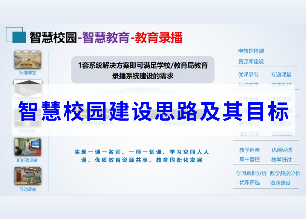 智慧校园建设思路及其目标(图1)