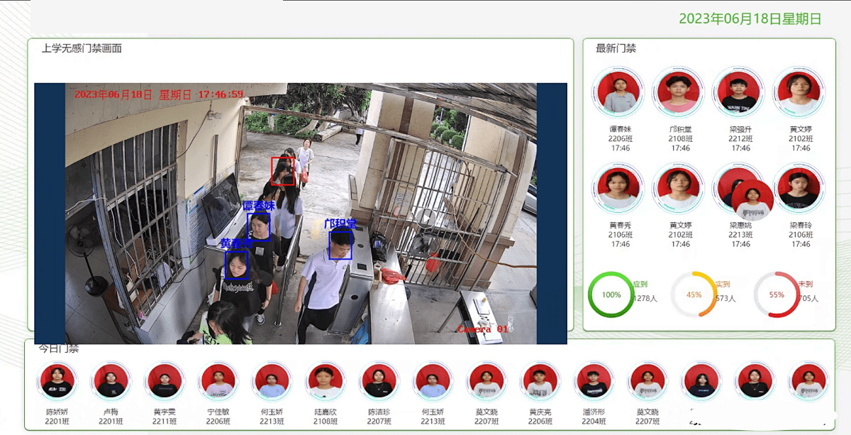 学校门禁考勤系统(图1)