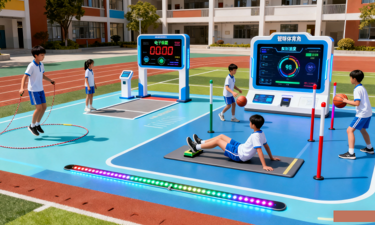 学校AI智慧操场系统：让运动更有趣，让体测更轻松(图1)