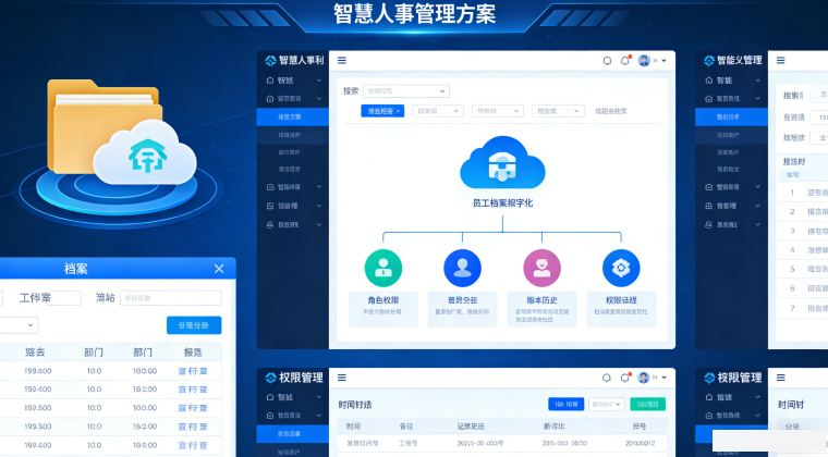 智慧人事管理方案(图2) 智慧人事管理方案(图2)