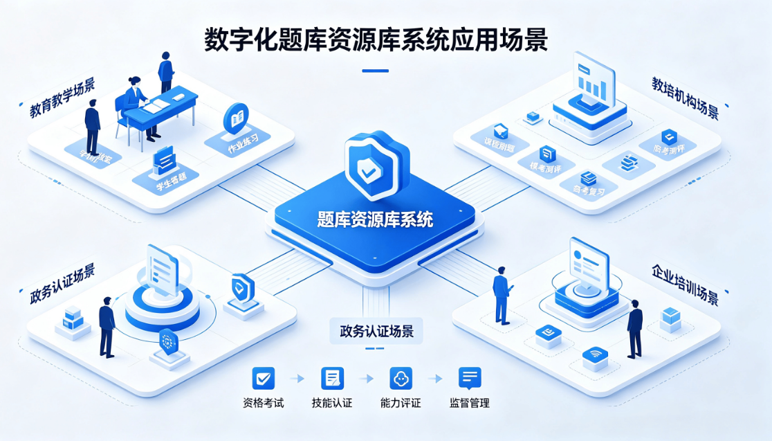 题库资源库系统;智能试题管理与在线考核测评平台(图4) 题库资源库系统;智能试题管理与在线考核测评平台(图4)