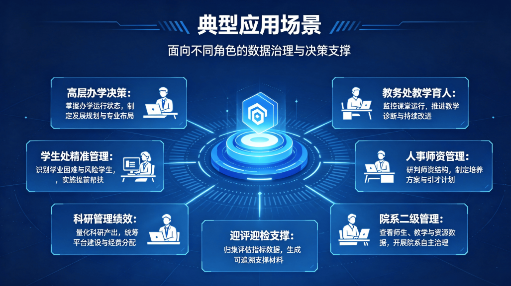 智慧校园办学大数据平台：数据治理质量诊改校情分析系统方案(图4)