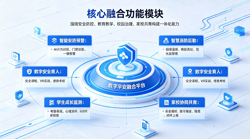 中小学数字校园与平安校园一体化融合建设解决方案(图3)