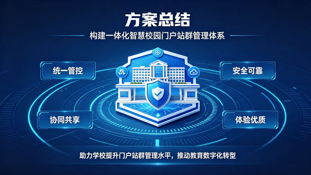 智慧校园门户站群管理系统：统一管控·协同共享·安全可控·数据赋能方案(图7)