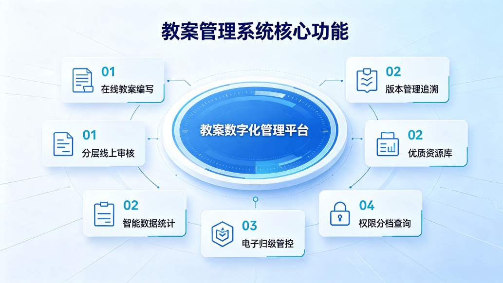教案全生命周期管理系统：教师备课审核统计考核一体化系统(图3)