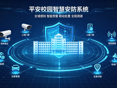 全域感知，智能预警，平安校园智慧安防系统