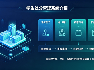 学生处分管理系统：面向各类学校（中小学、中职、高校）的数字化德育管理工具
