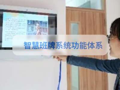 智慧班牌系统功能体系