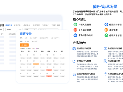 智慧校园值班管理系统：为你的校园生活增添智慧与便利