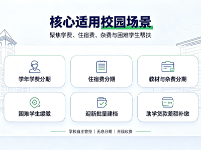 智慧校园收费管理系统：专属无息分期缴费台账管理平台