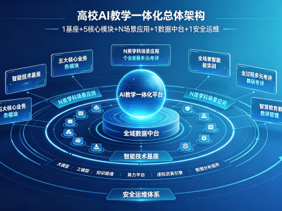 高校AI教学一体化解决方案：全链路智能教学育人平台