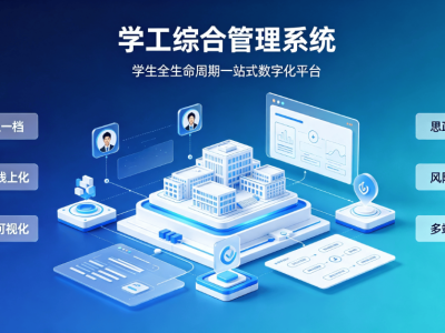 学工综合管理系统：高校中职智慧学生事务审批思政育人预警平台